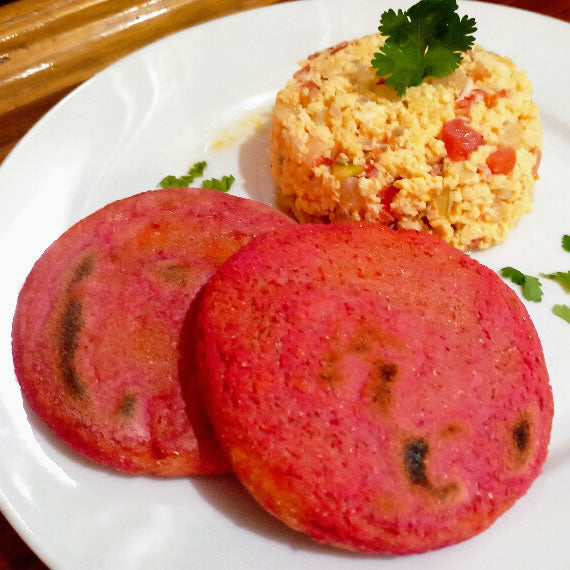 Arepa de Remolacha