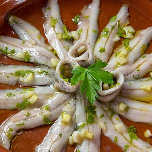 Boquerones a la Vinagreta