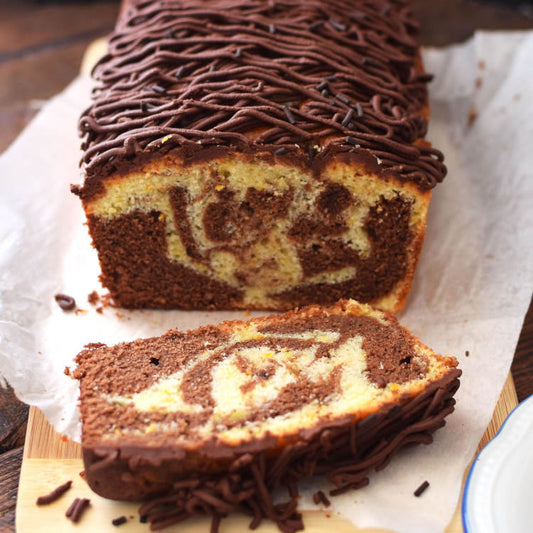Torta Marmoleada de Auyama