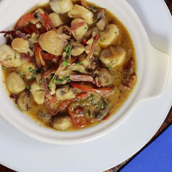 Vieiras a la Serrana