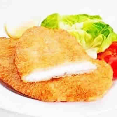 Milanesa de Pollo con Vegetales