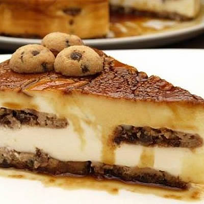 Torta de Queso y Galletas